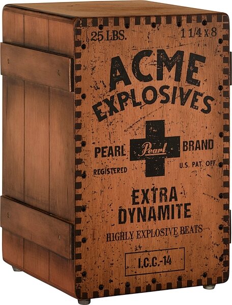 open zoom image for Pearl Primero Crate Cajon, Acme Face, Action Position Back