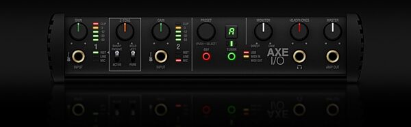 open zoom image for IK Multimedia AXE I/O USB Audio Interface, New, Main Control Panel