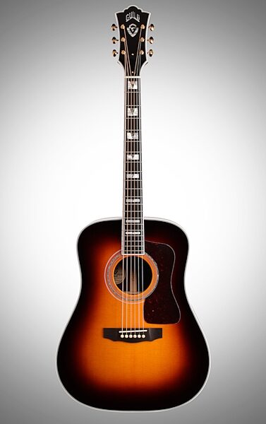 open zoom image for Guild D55 Dreadnought Acoustic Guitar (with Case), Full Straight Front