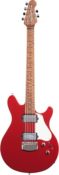open zoom image for Ernie Ball Music Man Valentine Tremolo Electric Guitar (with Case), Full Straight Front