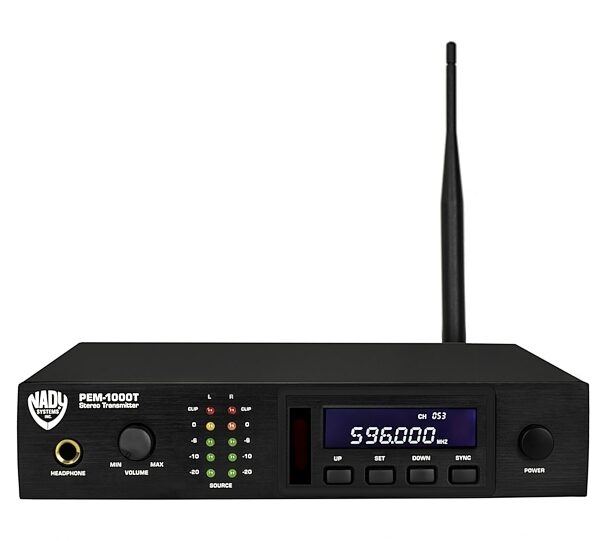open zoom image for Nady PEM1000 UHF Wireless In-Ear Monitor System, Transmitter