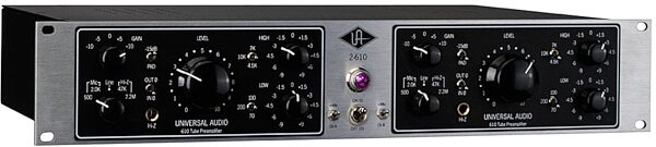 open zoom image for Universal Audio 2-610S Silverface Dual Channel Tube Preamplifier, Right