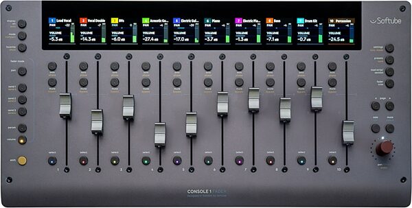 open zoom image for Softube Console 1 Fader Mk III Control Surface, New, Action Position Back