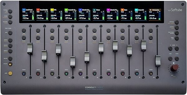 open zoom image for Softube Console 1 Fader Mk III Control Surface, New, Action Position Back