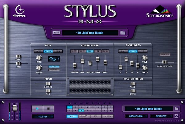 open zoom image for Spectrasonics Stylus RMX Groove Module Software (Mac and Windows), Main