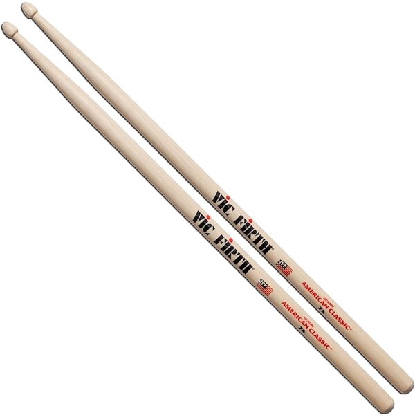 open zoom image for Vic Firth American Classic 7A Drumsticks, Pair, Wood Tip, 7A, view