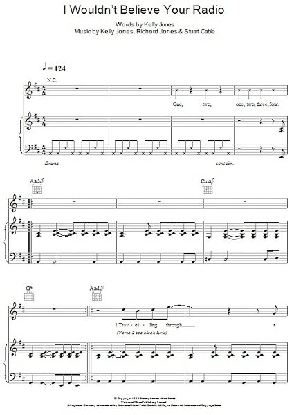 open zoom image for I Wouldn't Believe Your Radio - Piano/Vocal/Guitar, New, Main