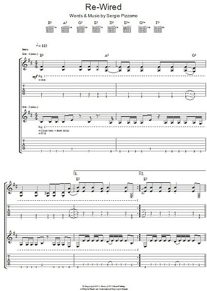 open zoom image for Re-Wired - Guitar TAB, New, Main