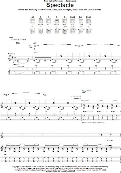 open zoom image for Spectacle - Guitar TAB, New, Main