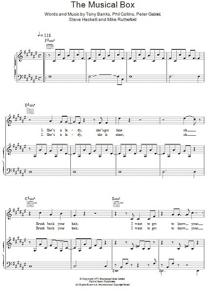 open zoom image for The Musical Box - Piano/Vocal/Guitar, New, Main