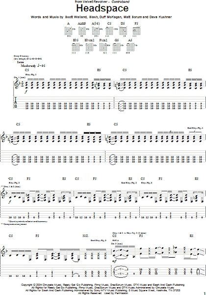 open zoom image for Headspace - Guitar TAB, New, Main