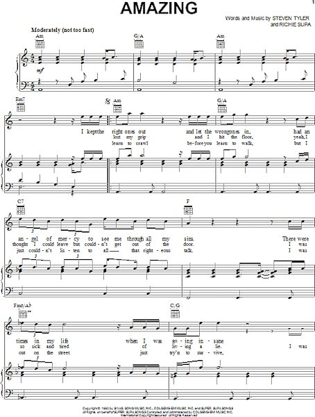 open zoom image for Amazing (It's Amazing) - Piano/Vocal/Guitar, New, Main
