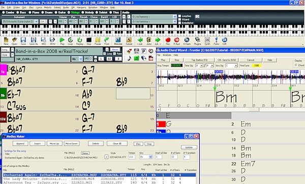 open zoom image for PG Music Band in a Box (Windows), Screenshot - Composite