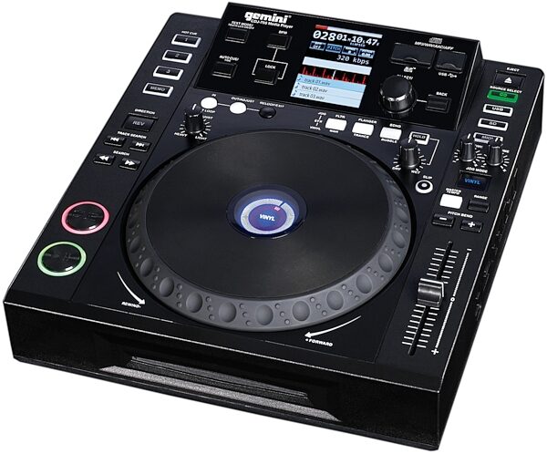open zoom image for Gemini CDJ-700 Professional CD/MP3 Player, Angle