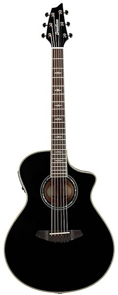 open zoom image for Breedlove Stage Concert Acoustic-Electric Guitar (with Gig Bag), Black Magic