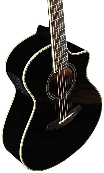 open zoom image for Breedlove Stage Concert Acoustic-Electric Guitar (with Gig Bag), Black Magic 5