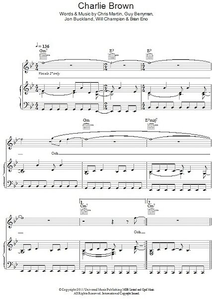 open zoom image for Charlie Brown - Piano/Vocal/Guitar, New, Main
