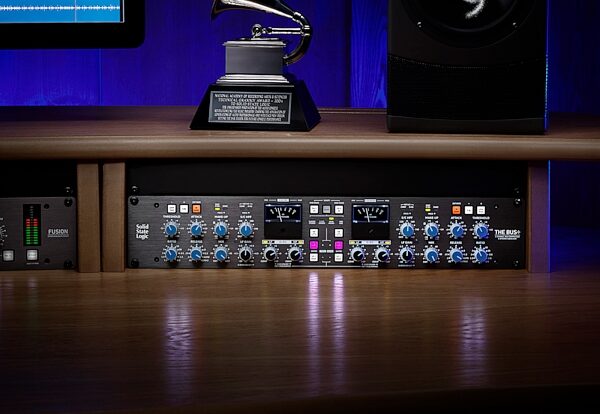 open zoom image for Solid State Logic SSL The Bus+ 2-Channel Bus Compressor and Dynamic Equalizer, New, Action Position Back