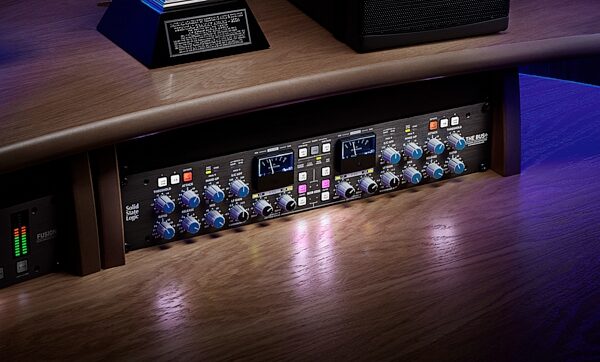 open zoom image for Solid State Logic SSL The Bus+ 2-Channel Bus Compressor and Dynamic Equalizer, New, Action Position Back