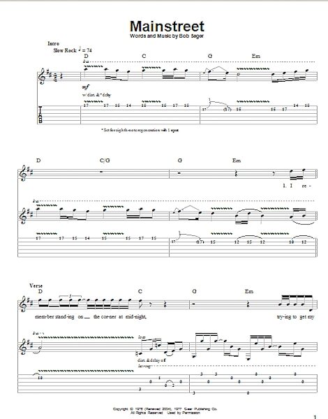 open zoom image for Mainstreet - Guitar Tab Play-Along, New, Main