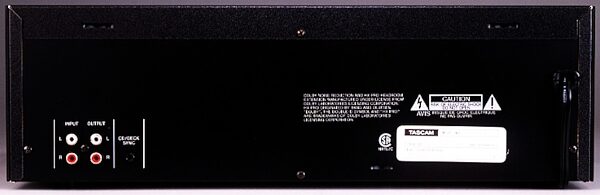 open zoom image for TASCAM 202MkIII Double Auto Reverse Cassette Deck, Rear