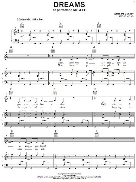 open zoom image for Dreams - Piano/Vocal/Guitar, New, Main