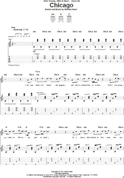 open zoom image for Chicago - Guitar TAB, New, Main