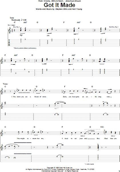 open zoom image for Got It Made - Guitar TAB, New, Main