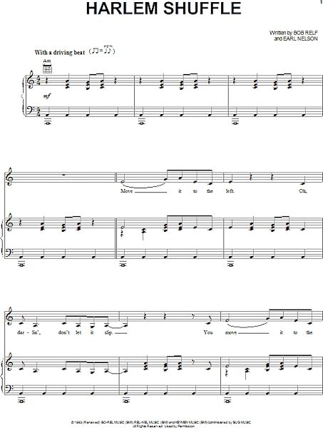 open zoom image for The Harlem Shuffle - Piano/Vocal/Guitar, New, Main