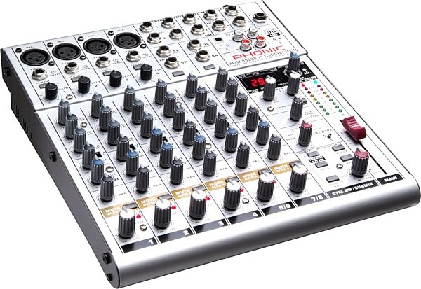 open zoom image for Phonic Helix12FW MkII 12-Channel Mixer with FireWire, Main--Helix Board 12 FW MKII side