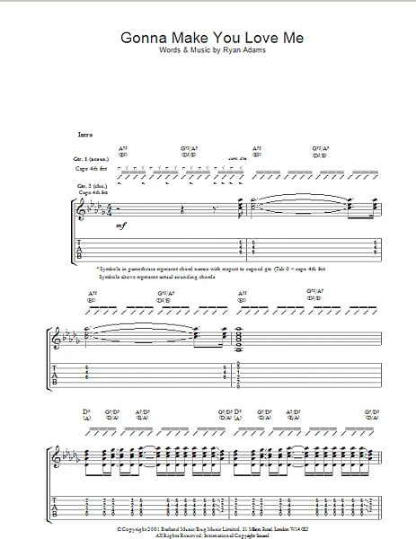 open zoom image for Gonna Make You Love Me - Guitar TAB, New, Main