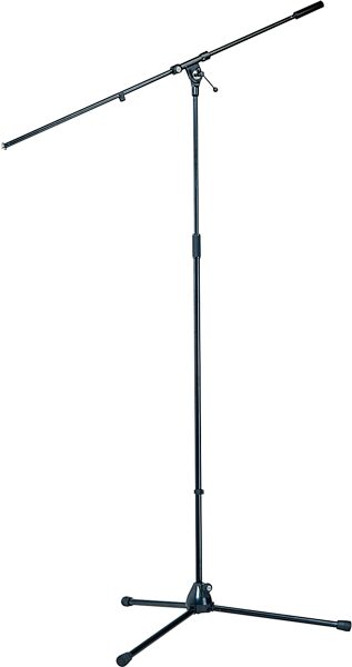 open zoom image for K&M 210/21B Tall Heavy-Duty Tripod Boom Stand, Black, Main