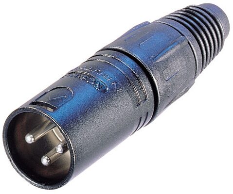 open zoom image for Neutrik NC3MXB Male XLR Connector (Gold Contacts), Main