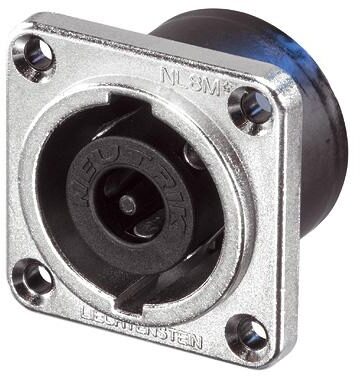 open zoom image for Neutrik NL8MPR 8-Pole Round Panel Mount, Main