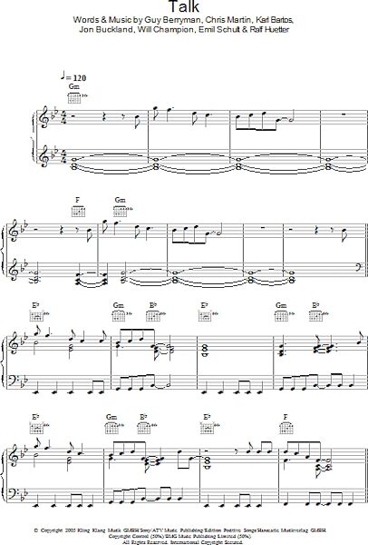 open zoom image for Talk - Piano/Vocal/Guitar, New, Main