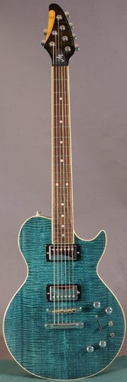 open zoom image for Brian Moore iGuitar21.13 Electric Guitar with Roland Interface, Turquoise