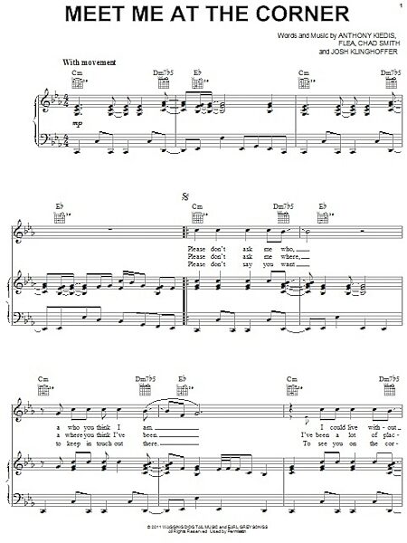 open zoom image for Meet Me At The Corner - Piano/Vocal/Guitar, New, Main