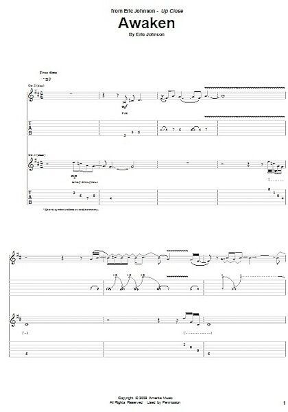 open zoom image for Awaken - Guitar TAB, New, Main