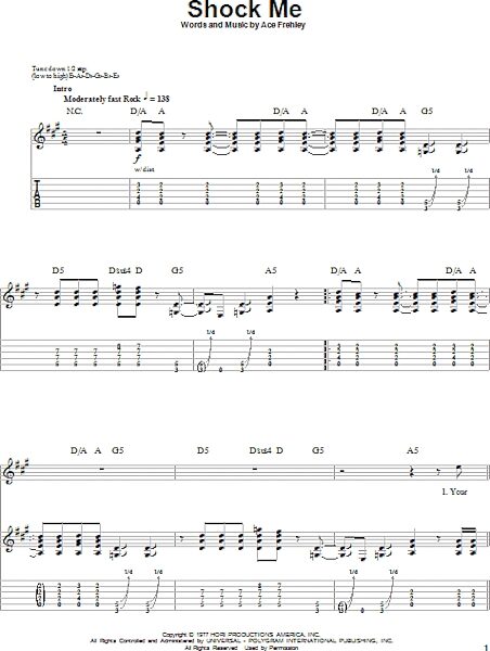 open zoom image for Shock Me - Guitar Tab Play-Along, New, Main