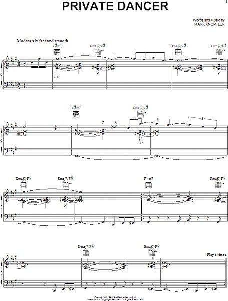 open zoom image for Private Dancer - Piano/Vocal/Guitar, New, Main