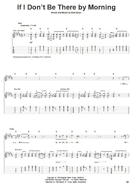 open zoom image for If I Don't Be There By Morning - Guitar TAB, New, Main