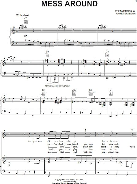open zoom image for Mess Around - Piano/Vocal/Guitar, New, Main