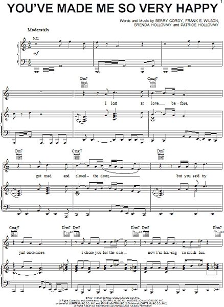 open zoom image for You've Made Me So Very Happy - Piano/Vocal/Guitar, New, Main