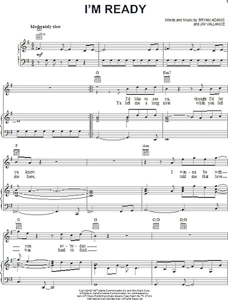 open zoom image for I'm Ready - Piano/Vocal/Guitar, New, Main