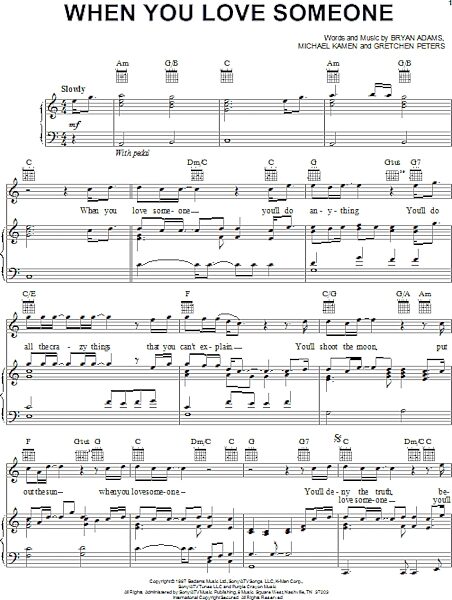 open zoom image for When You Love Someone - Piano/Vocal/Guitar, New, Main