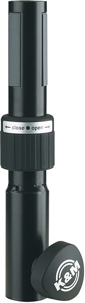 open zoom image for K&M 21441 Ring Lock Speaker Pole Adapter Sleeve, Black, Main