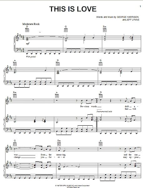 open zoom image for This Is Love - Piano/Vocal/Guitar, New, Main