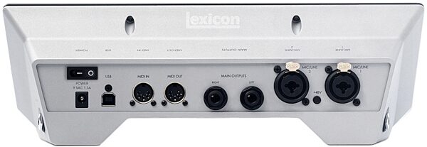 open zoom image for Lexicon IO22 USB 2.0 Audio Recording Interface, Back