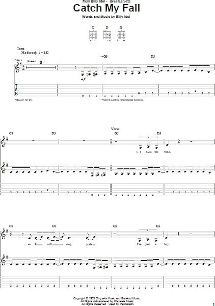 open zoom image for Catch My Fall - Guitar TAB, New, Main