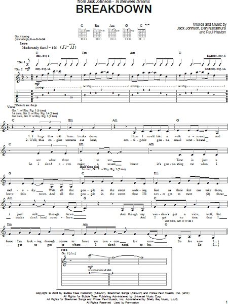 open zoom image for Breakdown - Guitar TAB, New, Main